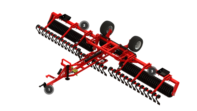 Прикатывающие катки Cambridge OPall-AGRI VEGA II